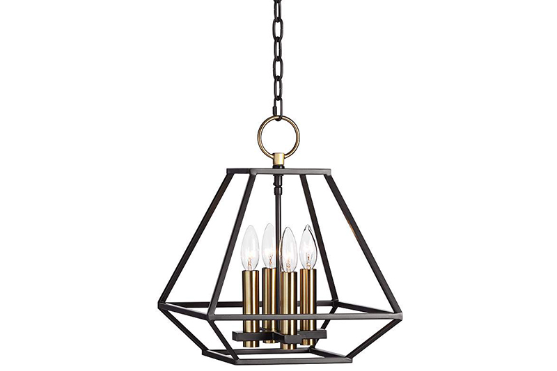 Add quality lighting to your outdoor space with this contemporary four-light pendant.